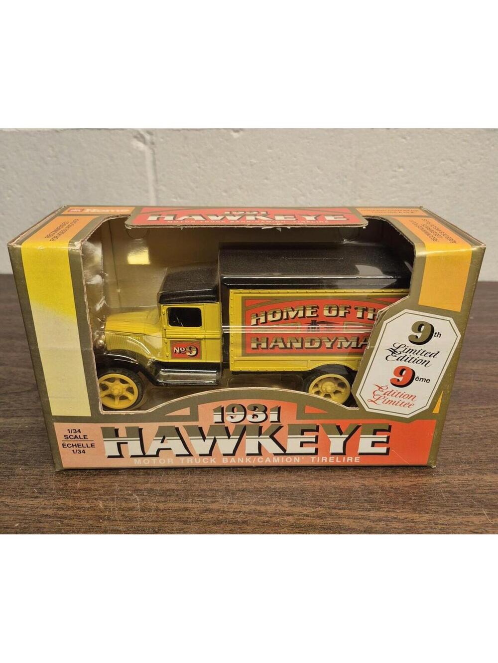 1981 Hawkeye Diecast Truck Bank - Limited Edition
